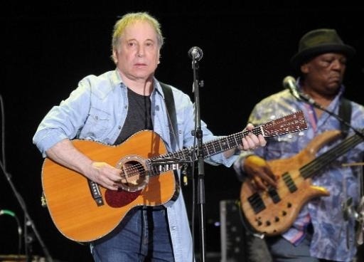 Paul Simon and Sting in concert in Antwerp in March 2015