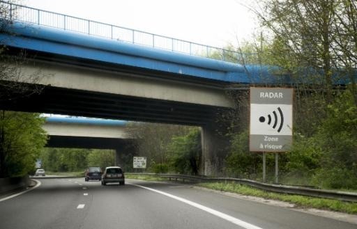 Two new speed camera housings on E42 motorway