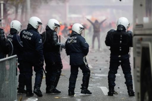 National demonstration – 112 police officers injured in Brussels