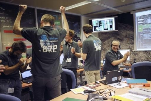 European robot Philae lands on comet, making space history