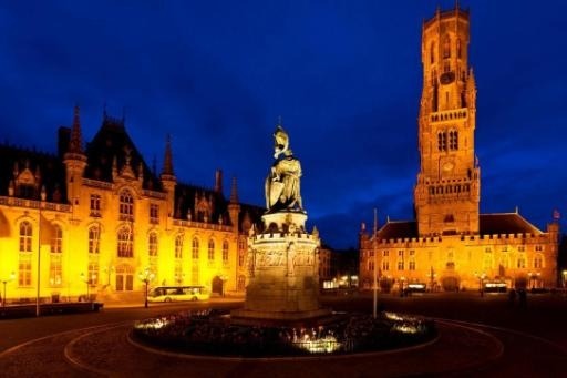 An overnight stay in Bruges is more expensive than in London