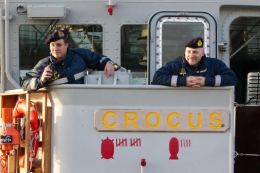 Crocus mine-hunter back in Zeebrugge