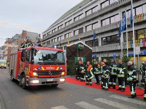 Firemen from the NAGE zone threaten to “mousse” the Town hall in Namur