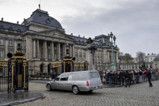 Mortal remains of queen Fabiola now at Brussels Royal Palace