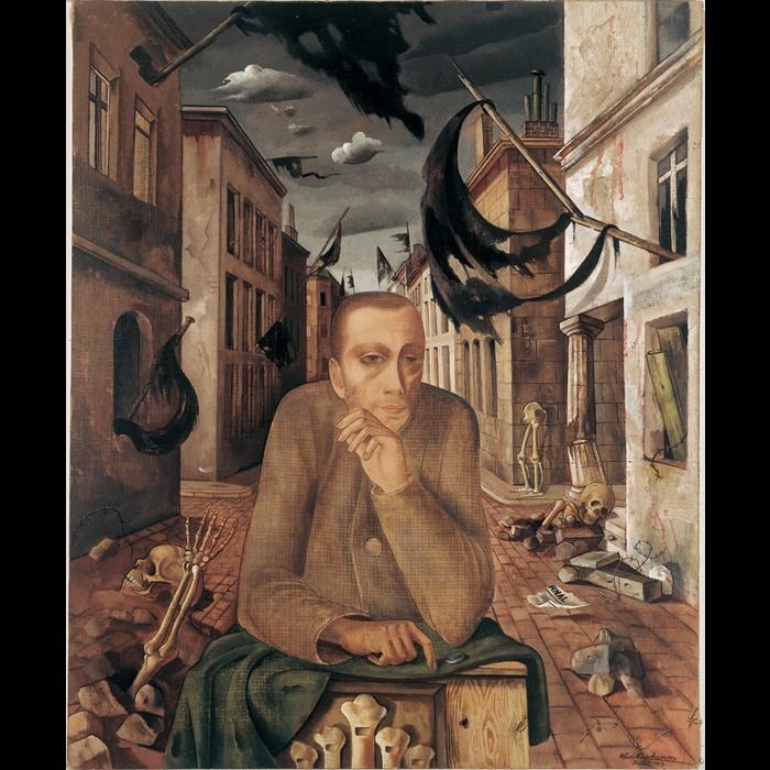 “Organ-Grinder", 1942/1943 Felix-Nussbaum-Haus Osnabrück, Leihgabe der Niedersächsischen © VG Bild-Kunst, Bonn 2014 