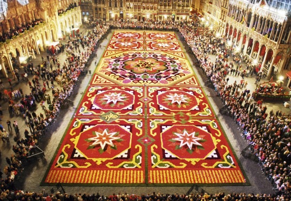 The Brussels Flower Carpet has been named international flower event of the year