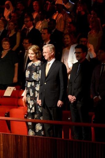 The Royal couple welcomed by the public at l’Ancienne Belgique