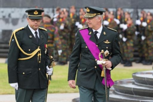The King takes part in the celebrations for the 75th anniversary of the battle of Lys