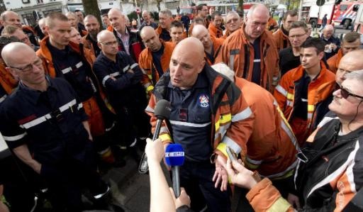 Brussels firemen say they are unhappy with the pedestrian network in the city