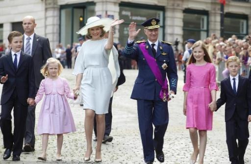2015 Fête Nationale : approximately 1,500 people heard  Te Deum with royal family