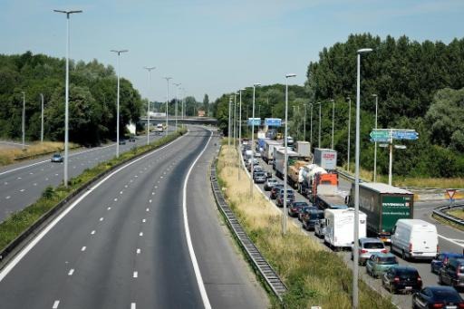 New traffic jam record for Belgian roads