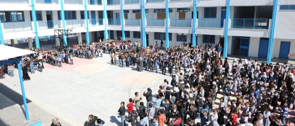 UNRWA school year opened with EU support