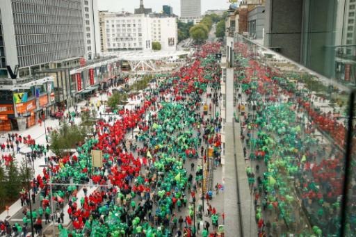 National protest rally – 81,000 protesters in Brussels according to police