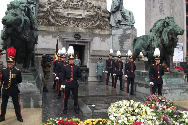 Brussels: Belgian Memorial Day 2015, in memory of those who died during the First World War