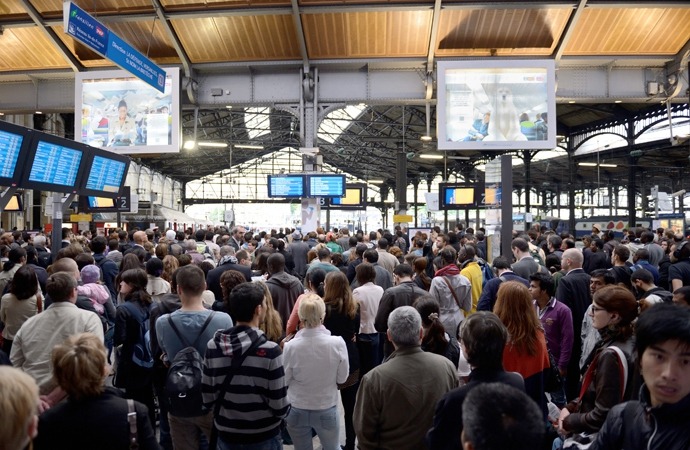 Eurostar, Thalys and TGV trains affected due to a SNCF strike
