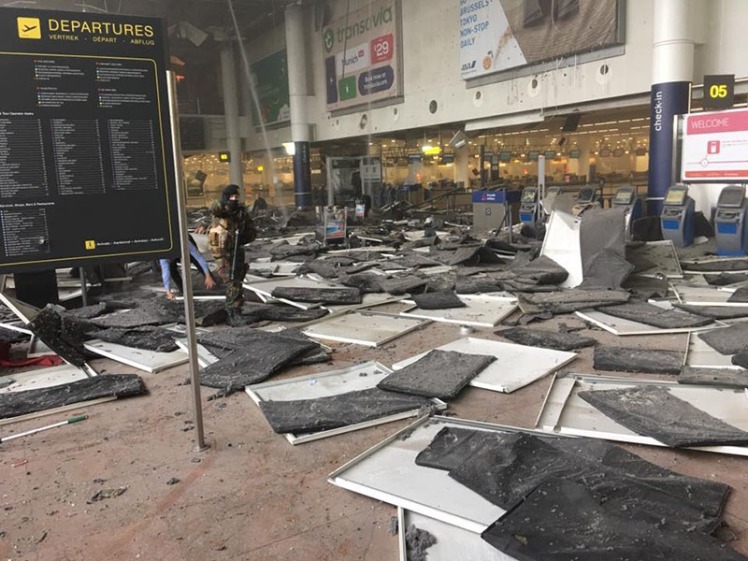 Several killed in two explosions at Brussels Airport