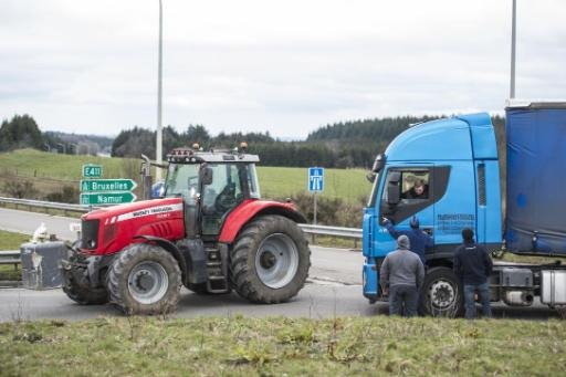 New kilometer tax on heavy traffic in Belgium met with roadblocks