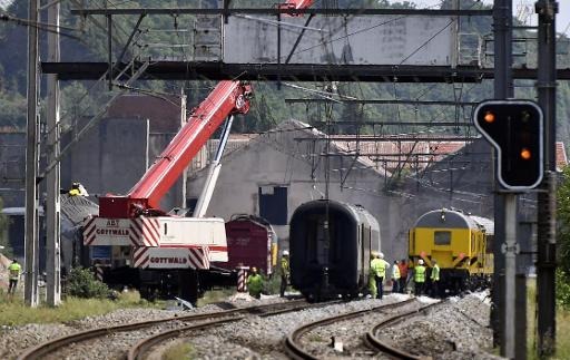 Rails at accident in Saint-Georges-sur-Meuse soon restored