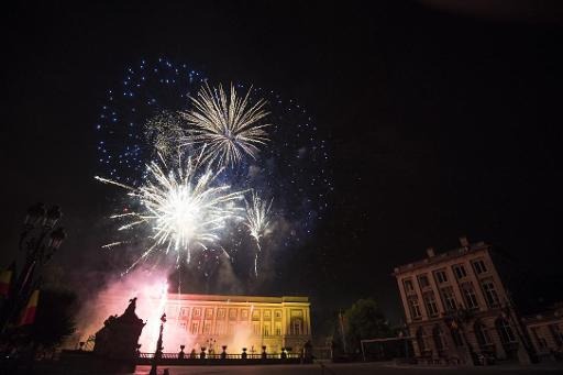 National Day in Brussels celebrated with fireworks
