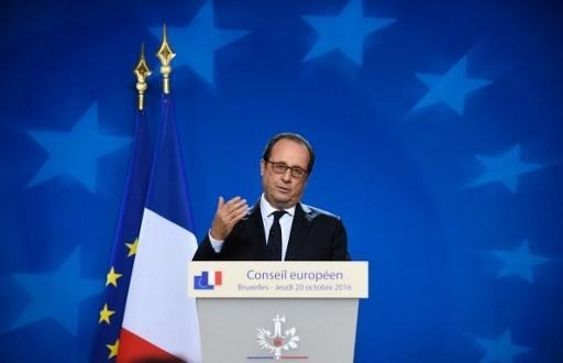 Hollande hopes for rapid resolution of CETA issue