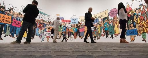 Hergé expo in Paris draws over 130,000 visitors