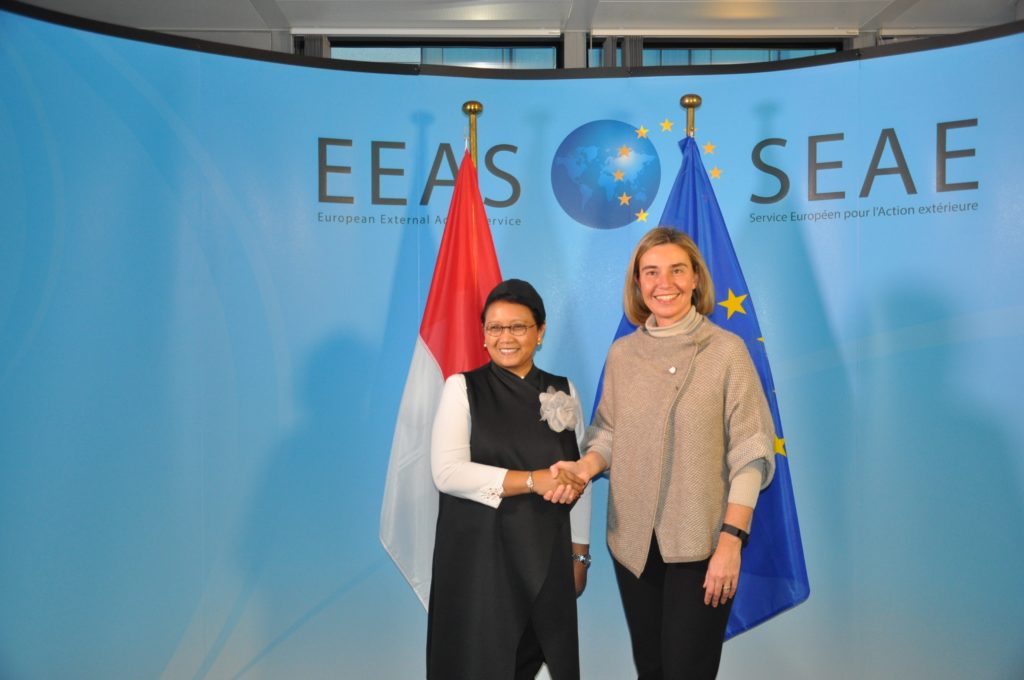 Indonesia first country in South East Asia to enjoy the most advanced cooperation framework with the European Union