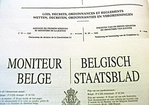 Belgium’s official gazette ends 2016 with annual tally of 92.250 pages