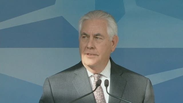 Rex Tillerson: "Address Russia's aggression in the Ukraine and elsewhere"