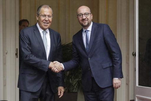 Open discussion between Charles Michel and Sergei Lavrov on Ukraine and the rule of law