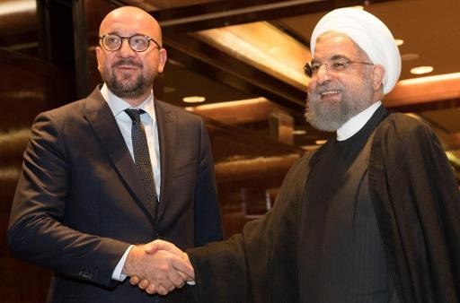 UN General Assembly: Charles Michel meets Hassan Rohani