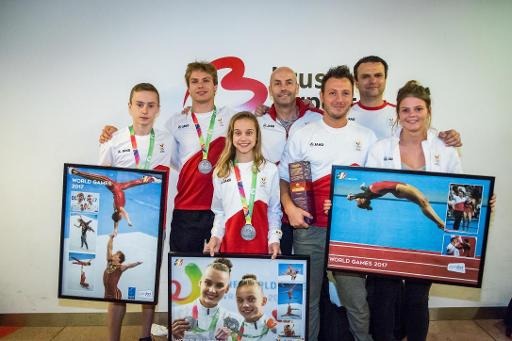 Belgian duos win gold at Acrobatic Gymnastics World Cup