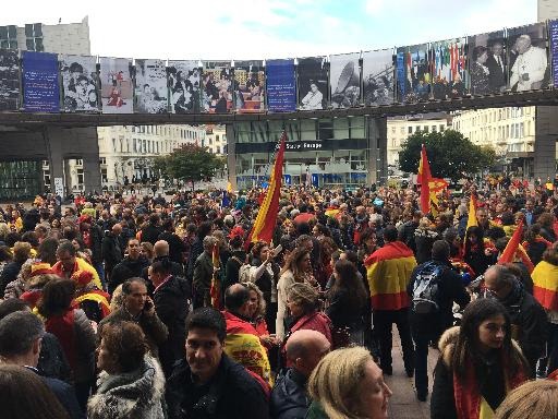 Referendum in Catalonia: demonstration at the European Parliament