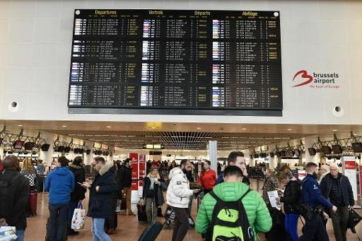 Brussels Airport police strike causes 'major disruptions' for holiday travellers