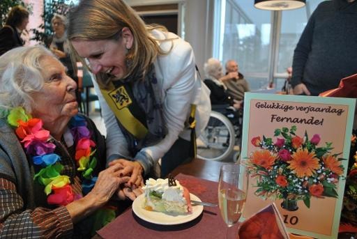 Oldest Belgian, Fernande De Raeve, celebrates her 111th birthday
