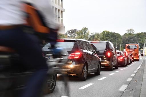 Average length of traffic jams on Flemish roads reached six-year record in 2017
