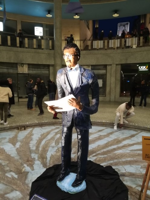 “Movable Sculpture” of Patrice Lumumba unveiled