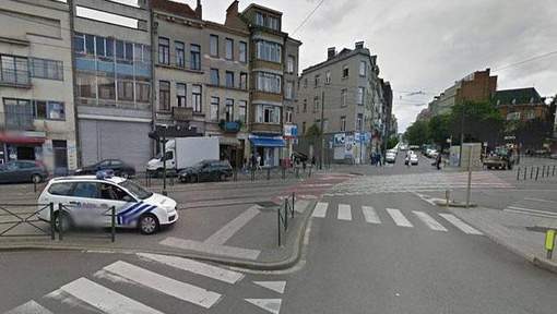 Demonstration for better road safety at Schaerbeek the day after fatal accident