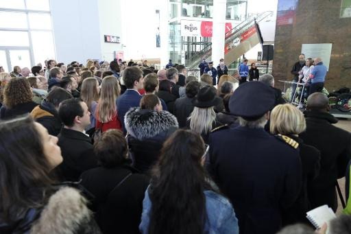 Families pay tribute to terror victims at Brussels Airport