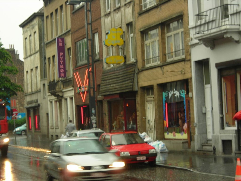 Sex workers in Brussels red-light district strike after murder of young African