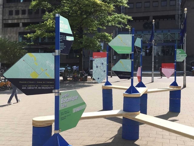 Brussels companies put up benches in North quarter