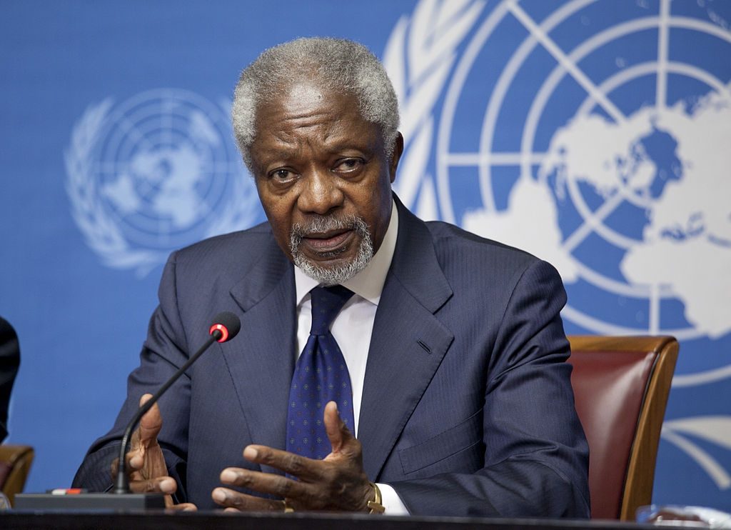 Tributes to former UN head Kofi Annan