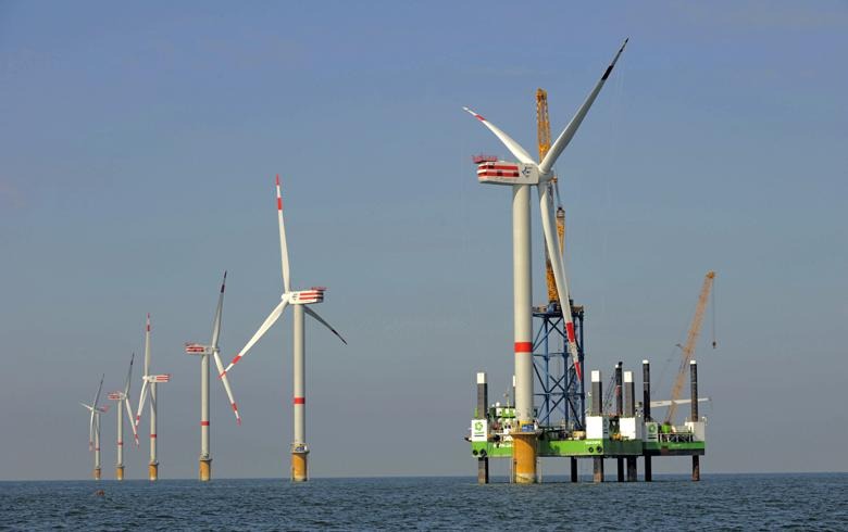 North Sea wind turbines produce electricity for a million Belgian homes