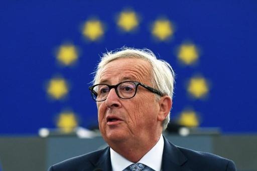 Juncker speaks English only to refer to Brexit in EU State of the Union address
