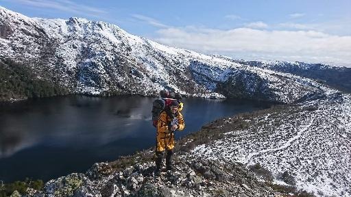 Belgian explorer completes gruelling solo winter trek across Tasmania