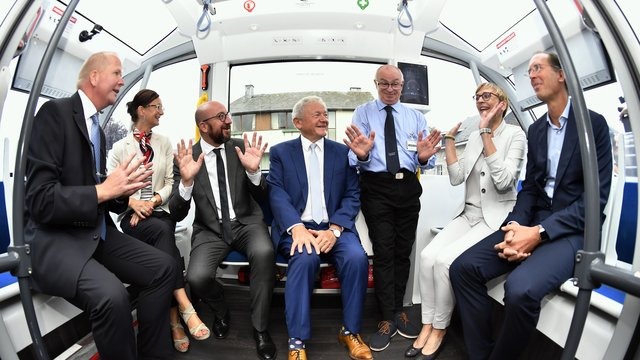 First driverless shuttle hits the road in Belgium