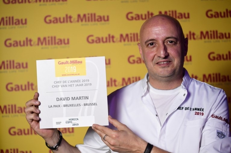 David Martin voted best chef in Benelux as famous names add to their scores