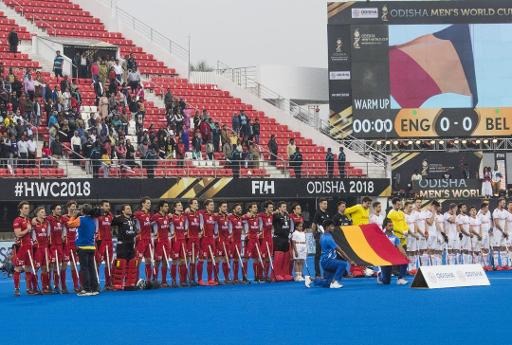 Field Hockey World Cup: Red Lions celebrations at the Grand Place Tuesday