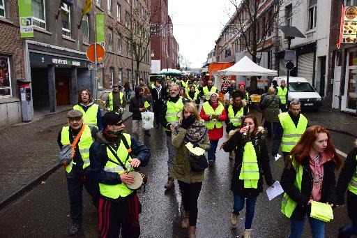 Gilets Jaunes take to the streets for awareness campaign in Namur