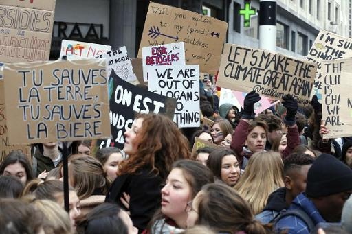 Third Brussels Youth Climate March goes global