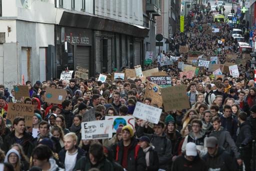 University students join Thursday's climate demonstrations